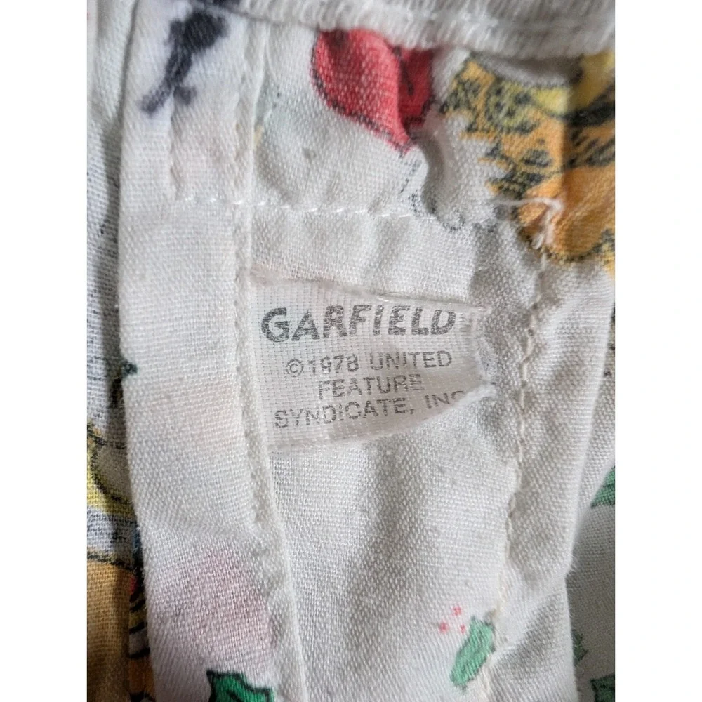 VTG Garfield Christmas Boxer Shorts 1978 Altered Skirt Collectible Waist Est 30